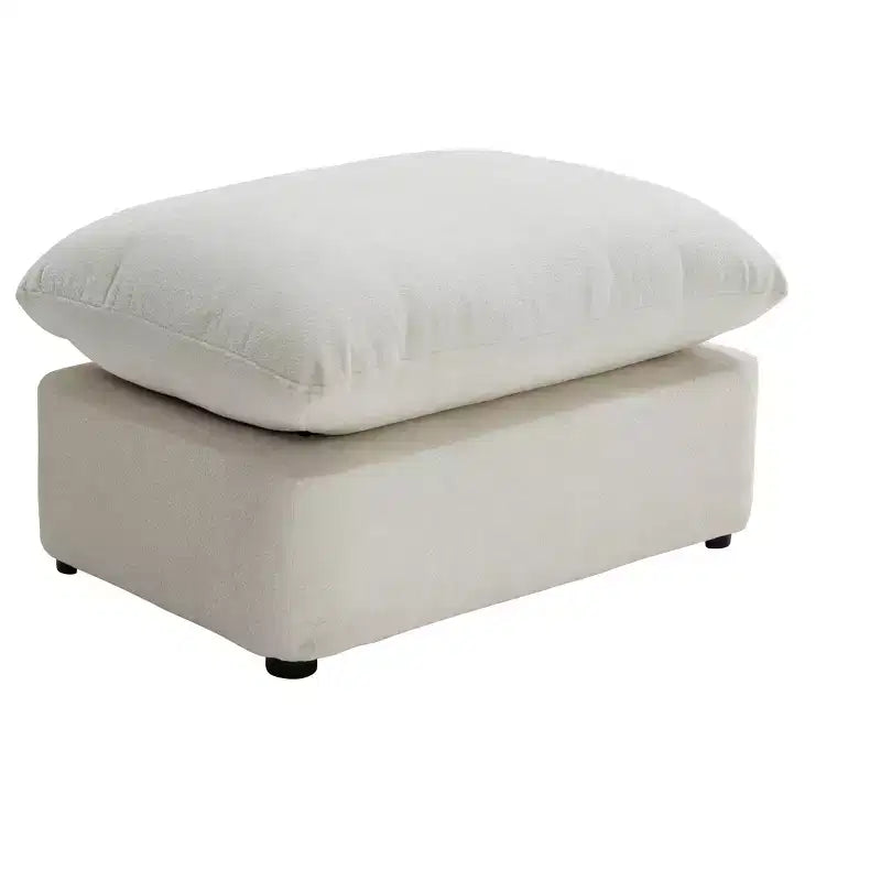 GDFStudio Sidney Modern 46 Chenille Upholstered Swivel Accent Chair with Ottoman and 3 Drawers